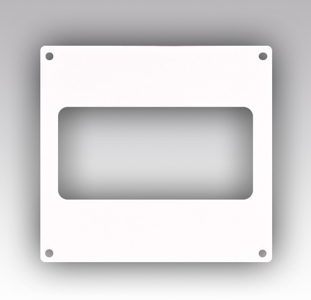 Накладка торцевая ERA 620НПП 204х60 мм пластиковая