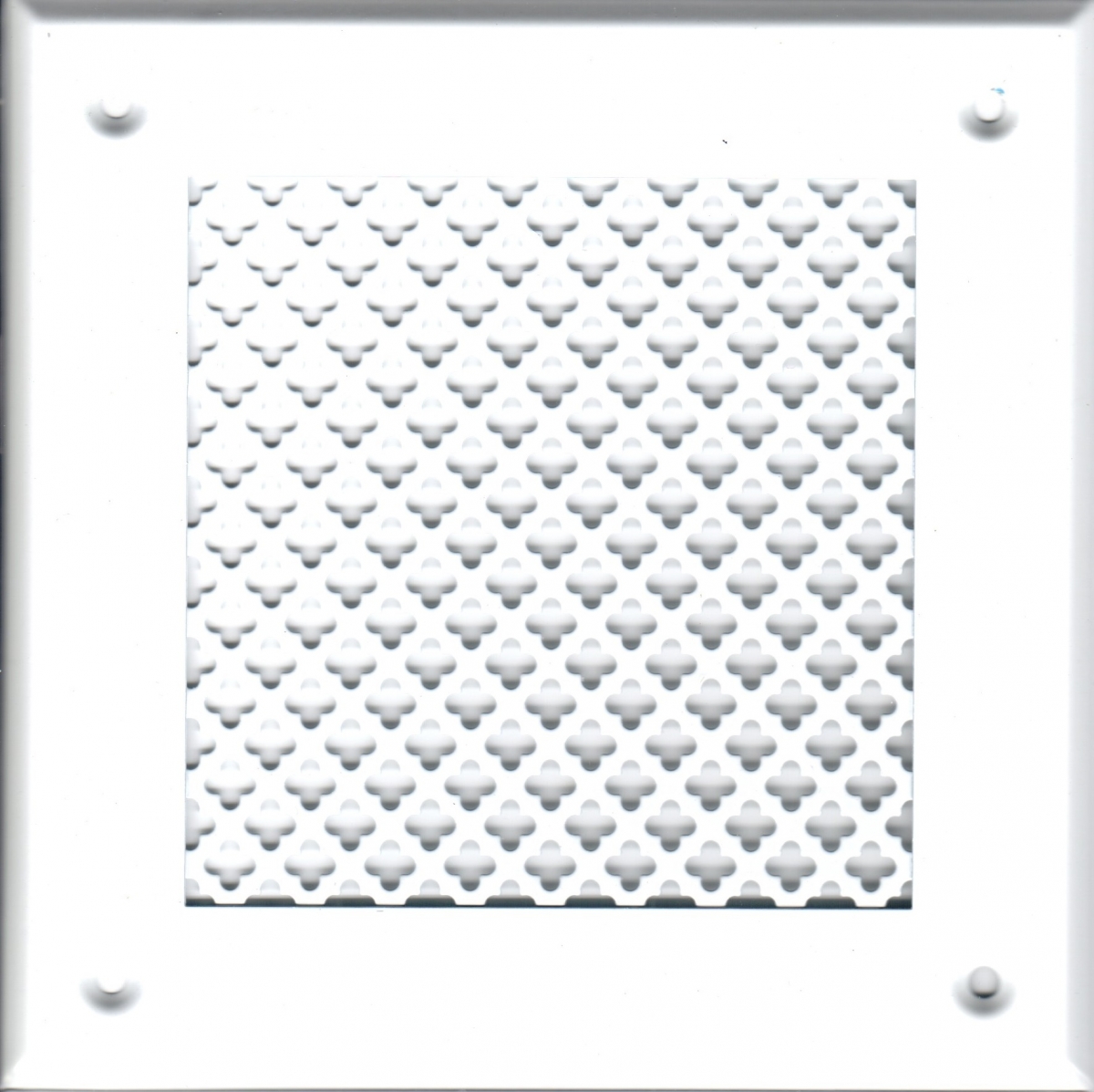 Решётка 210 210 белая, мелкий цветок