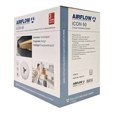 Вентилятор накладной Airflow iCON ECO 60