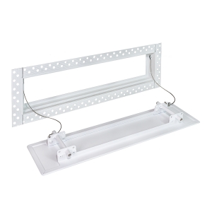 Дизайнерская съемная решетка для скрытого монтажа Brofer FUTURE-T 400x100