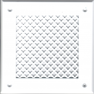 Решётка 210 210 белая, мелкий цветок