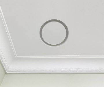 Диффузор под покраску скрытого монтажа SECRET RING D125мм